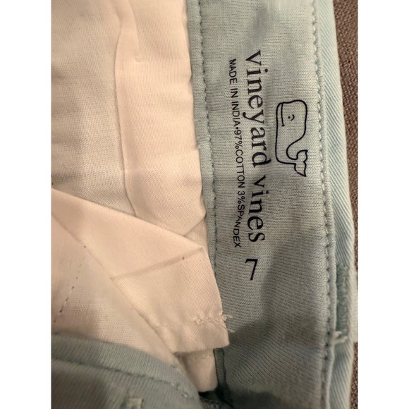 Vineyard Vines Kids Surfboard Embroidered Chino Pants Light Blue Size 7 - Picture 4 of 4